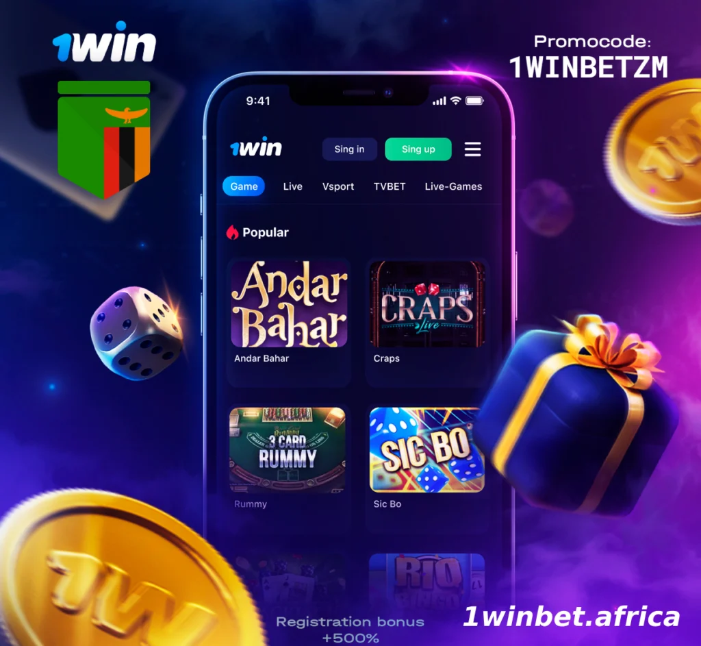 1win official app Zambia